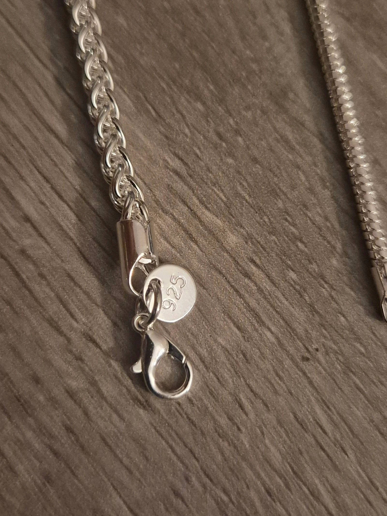 New 925 silver bracelet 20cm – photo 2